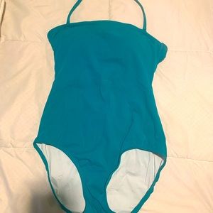 The Hermoza teal swimsuit. The Leonor style. Size 6.